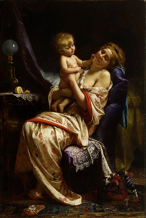 Maternity, 1873, Léon Perrault