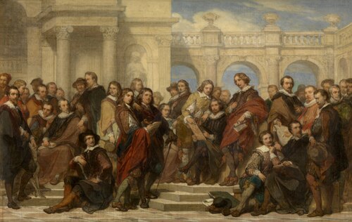 Painters and Etchers, 1843, Nicaise de Keyser