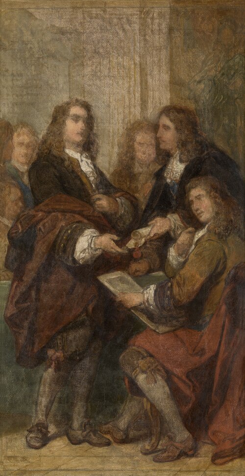 The Engraver Gerard Edelinck in Paris, , Nicaise de Keyser