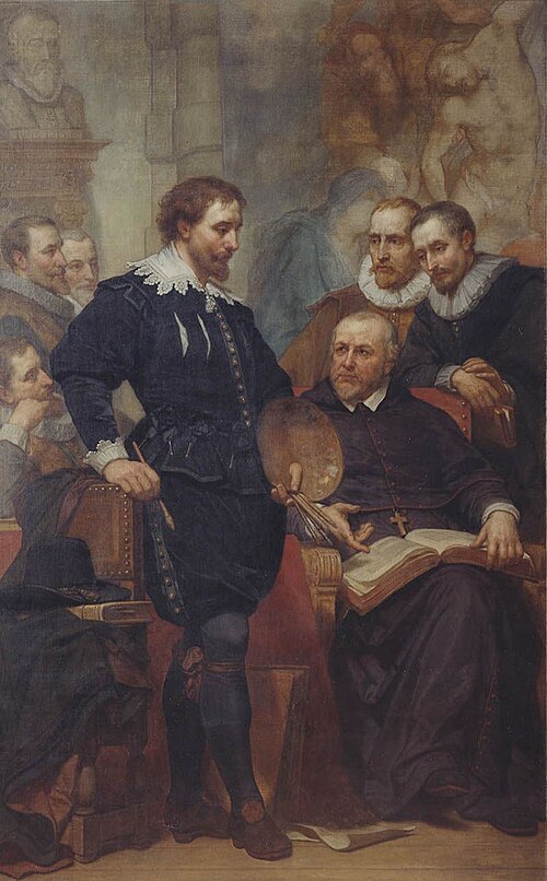 Peter Paul Rubens in his Studio, 1866, Nicaise de Keyser