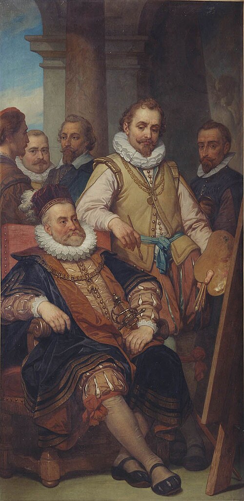 The Painter Bartholomeus Spranger in Vienna, 1866, Nicaise de Keyser
