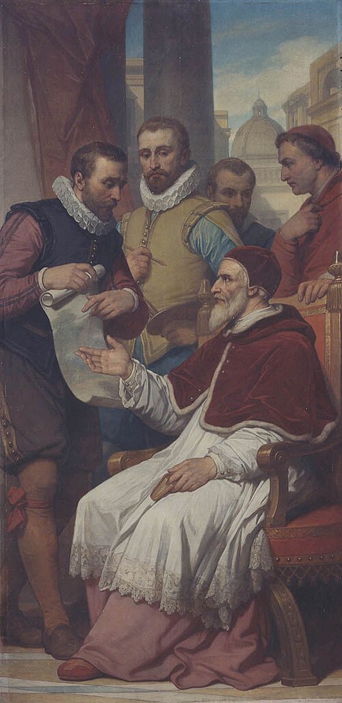 The Painters Matthijs and Paul Bril in Rome, 1866, Nicaise de Keyser
