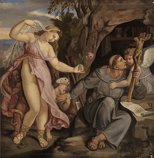 Versuchung des Heiligen Antonius, 1801, Gottlieb Schick
