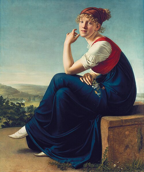 Portrait of Heinrike Dannecker, 1802, Gottlieb Schick