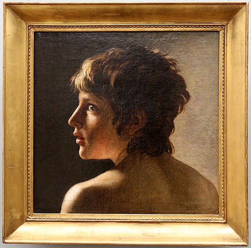 Kopf eines Jünglings (Jean-Baptiste Vermay), 1801, Gottlieb Schick