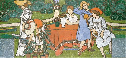 Panel-Picture for the Schiffer Villa, 1911, József Rippl-Rónai