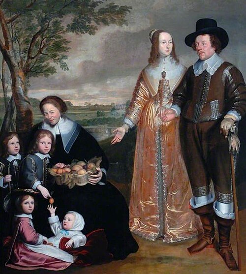 Family Portrait Group, 1645, Anselm van Hulle