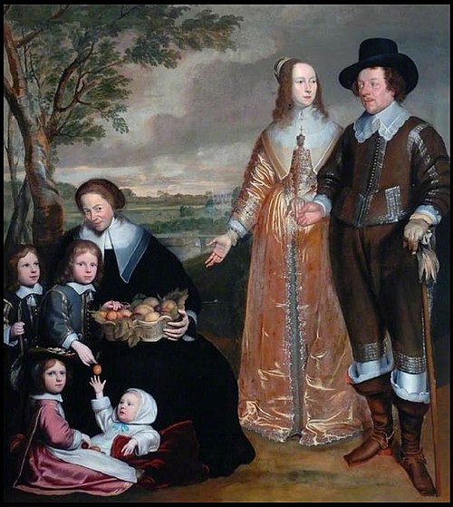 Family Portrait Group, 1650, Anselm van Hulle