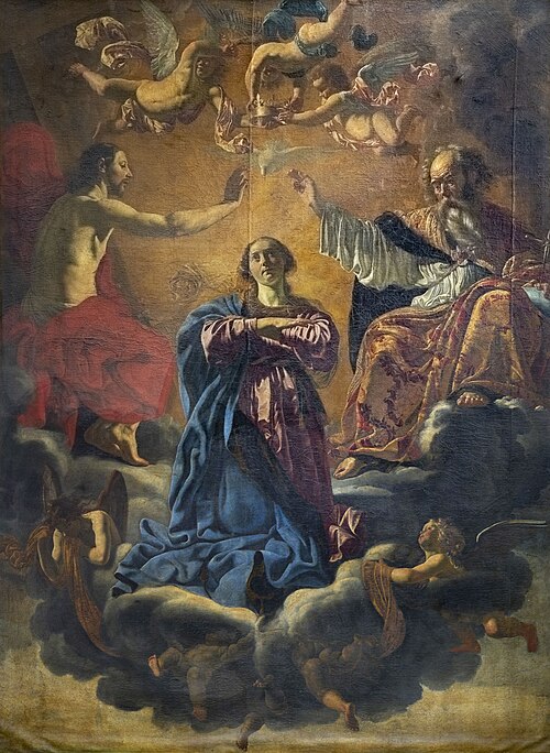 The Holy Trinity Crowning the Virgin Mary, , Anselm van Hulle