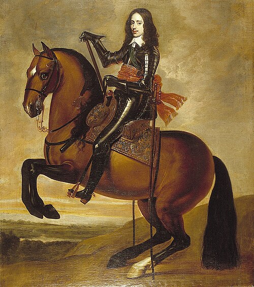 Equestrian portrait of Wilem II van Oranje-Nassau (1626-1650), 1647, Anselm van Hulle