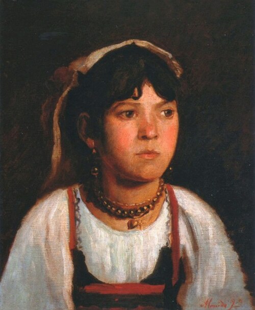A italianinha, 1850, José Ferraz de Almeida Júnior