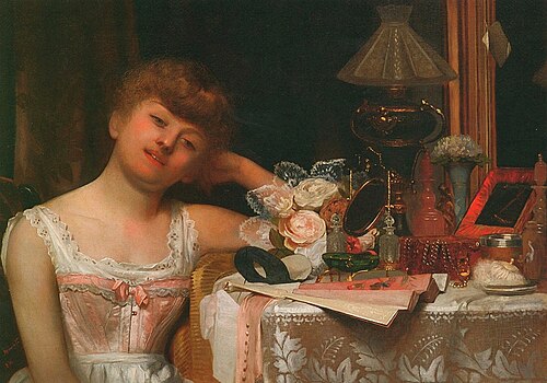 After the party, 1886, José Ferraz de Almeida Júnior