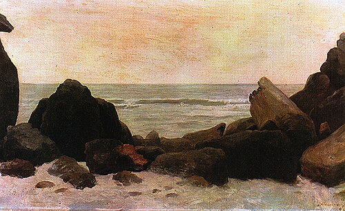 Seascape (Guarujá), 1895, José Ferraz de Almeida Júnior
