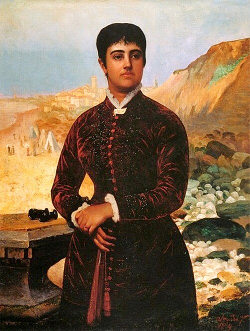 Constança Maria de Brito Filgueiras de Arruda Botelho, 1884, José Ferraz de Almeida Júnior