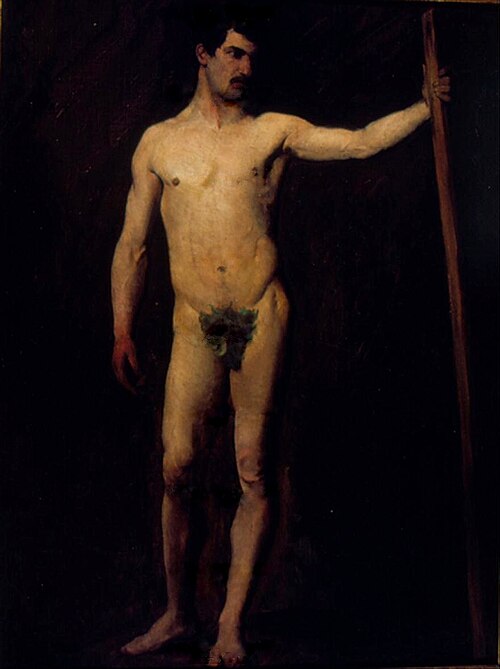 Estudo de nu, 1850, José Ferraz de Almeida Júnior