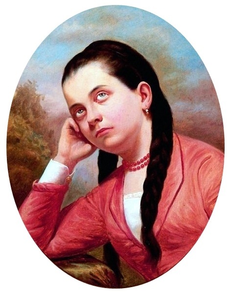 Portrait d'une jeune femme, , José Ferraz de Almeida Júnior