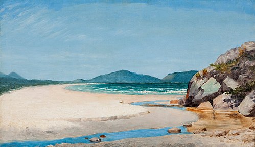 Bord de mer, Guarujá, 1895, José Ferraz de Almeida Júnior