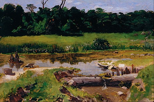 Paysage fluvial, 1899, José Ferraz de Almeida Júnior