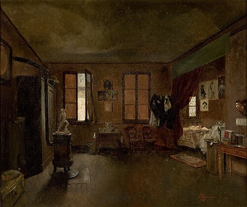 L'Atelier de l'artiste, 1886, José Ferraz de Almeida Júnior
