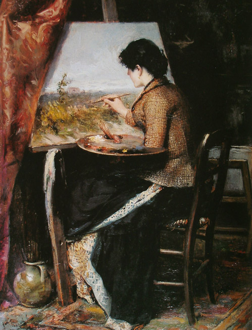 Au Studio, 1894, José Ferraz de Almeida Júnior