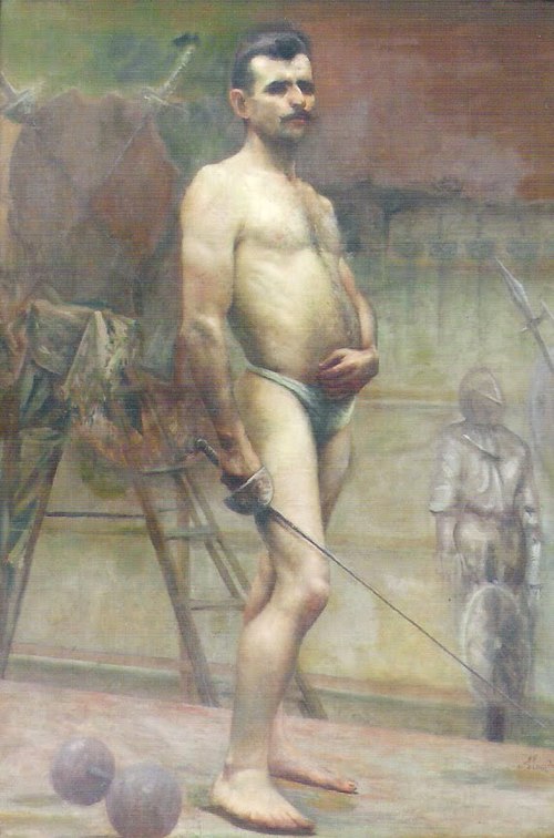 Portrait de Pierre de Frédy, 1850, José Ferraz de Almeida Júnior