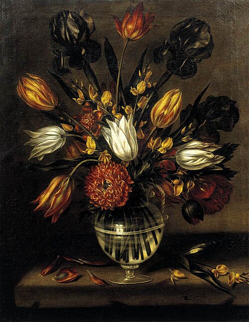 Vase of Flowers, 1650, Antonio Ponce
