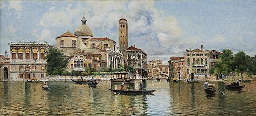 Vue de Venise, 1937, Antonio María de Reyna Manescau