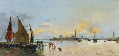 Vue de Venise, 1880, Antonio María de Reyna Manescau