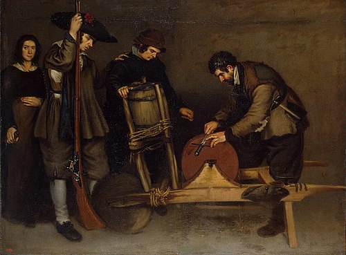 El afilador, 1640, Antonio de Puga