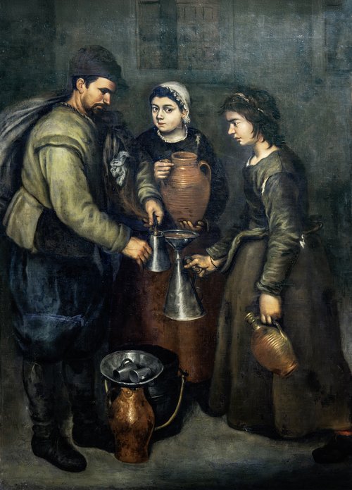 Le marchand d'huile, 1640, Antonio de Puga