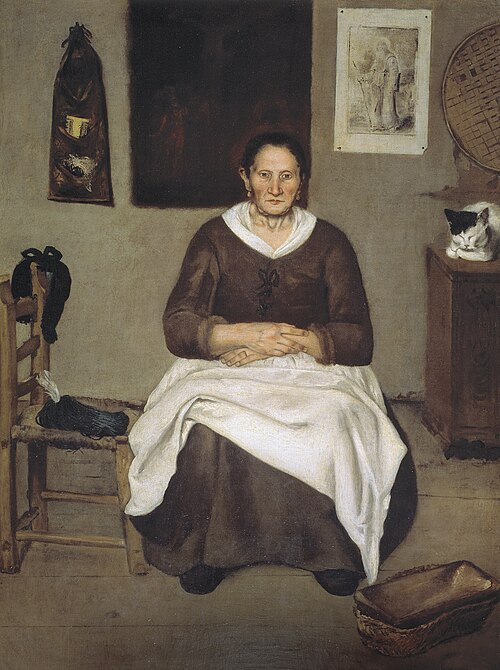 Old Woman Seated, 1601, Antonio de Puga