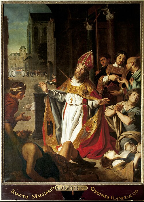 Saint Macarius the Great, 1700, Gaspard de Crayer