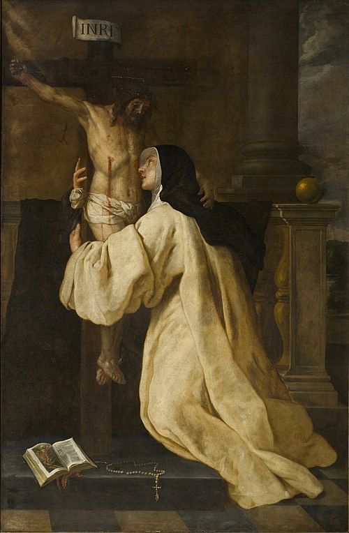 Christ appearing to Saint Lutgarde, 1653, Gaspard de Crayer