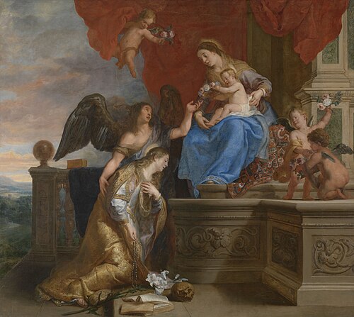 The coronation of St. Rosalia, 1644, Gaspar de Crayer