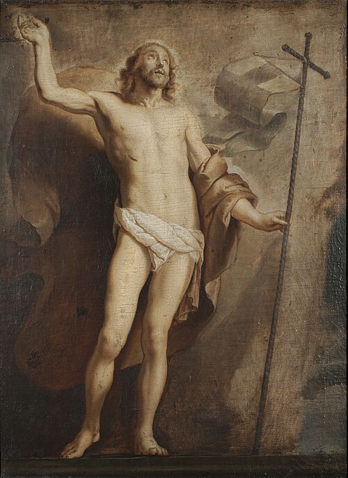 The Resurrection of Christ (verso: Christ on the Cross; grisaille by another hand), 1667, Gaspar de Crayer