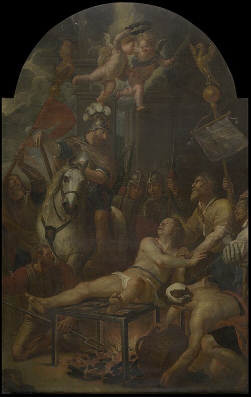 The Martyrdom of Saint Lawrence, 1640, Gaspar de Crayer