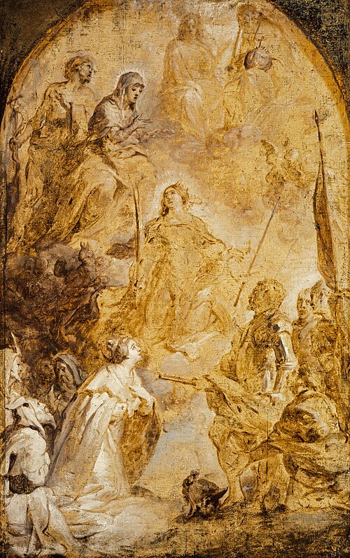 The Ascension of Saint Catherine, 1641, Gaspar de Crayer