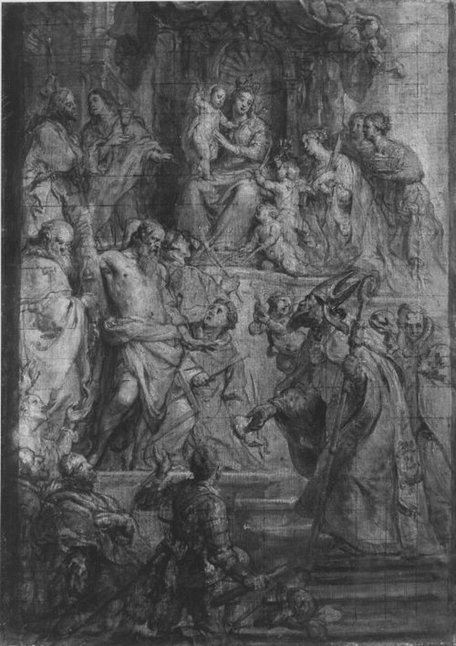 Verehrung Mariae durch Heilige, 1646, Gaspar de Crayer