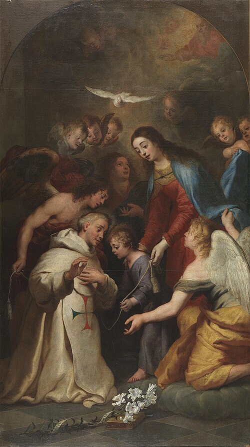 La Aparición de la Virgen a Simón de Rojas, 1640, Gaspar de Crayer