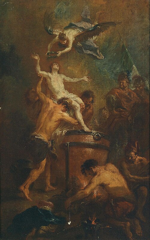 The Martyrdom of Saint Vitus, 1800, Martin Johann Schmidt
