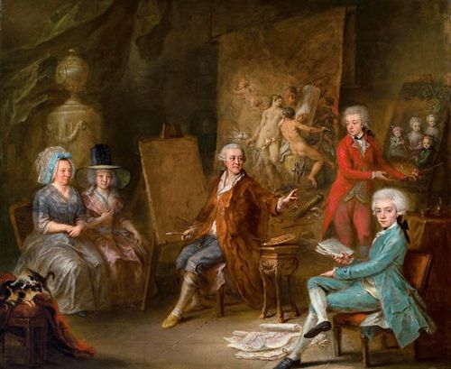 Familienbildnis, 1790, Martin Johann Schmidt