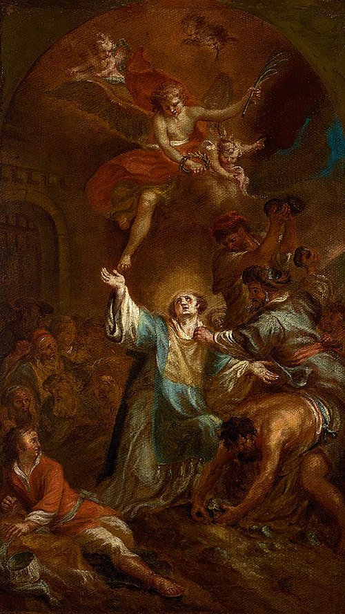 Martyrdom of Saint Stephen, 1780, Martin Johann Schmidt