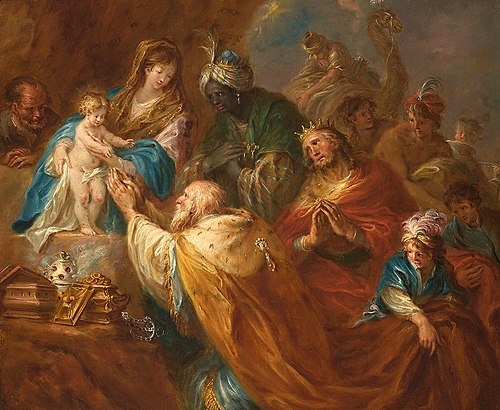 Anbetung der Heiligen Drei Könige, 1784, Martin Johann Schmidt