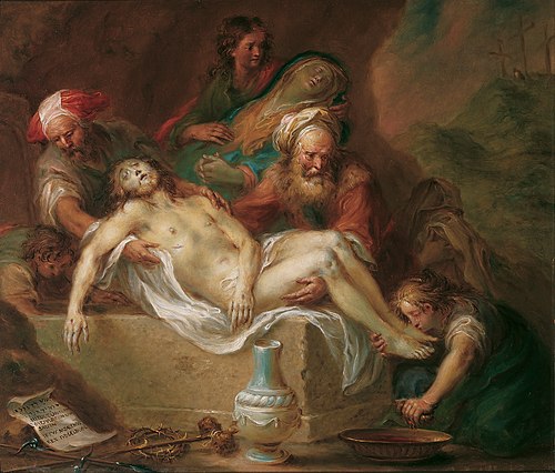 Grablegung Christi, 1780, Martin Johann Schmidt