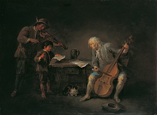 Musikanten, 1781, Martin Johann Schmidt