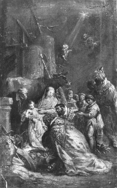 Anbetung der Heiligen Drei Könige, , Martin Johann Schmidt