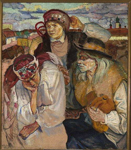 Study of peasants, 1913, Fryderyk Pautsch