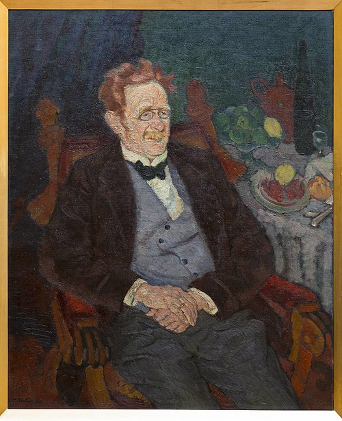 Portrait of director Karl Masner, 1919, Fryderyk Pautsch