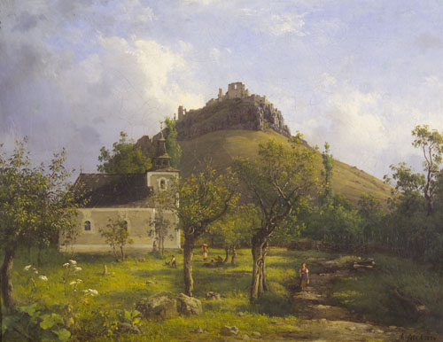 Paysage, 1854, Antal Ligeti