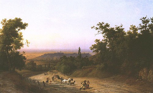 Mártonhegyi Road, 1876, Antal Ligeti